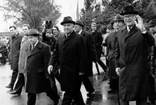 Сенькин и президент Финляндии Кекконен
